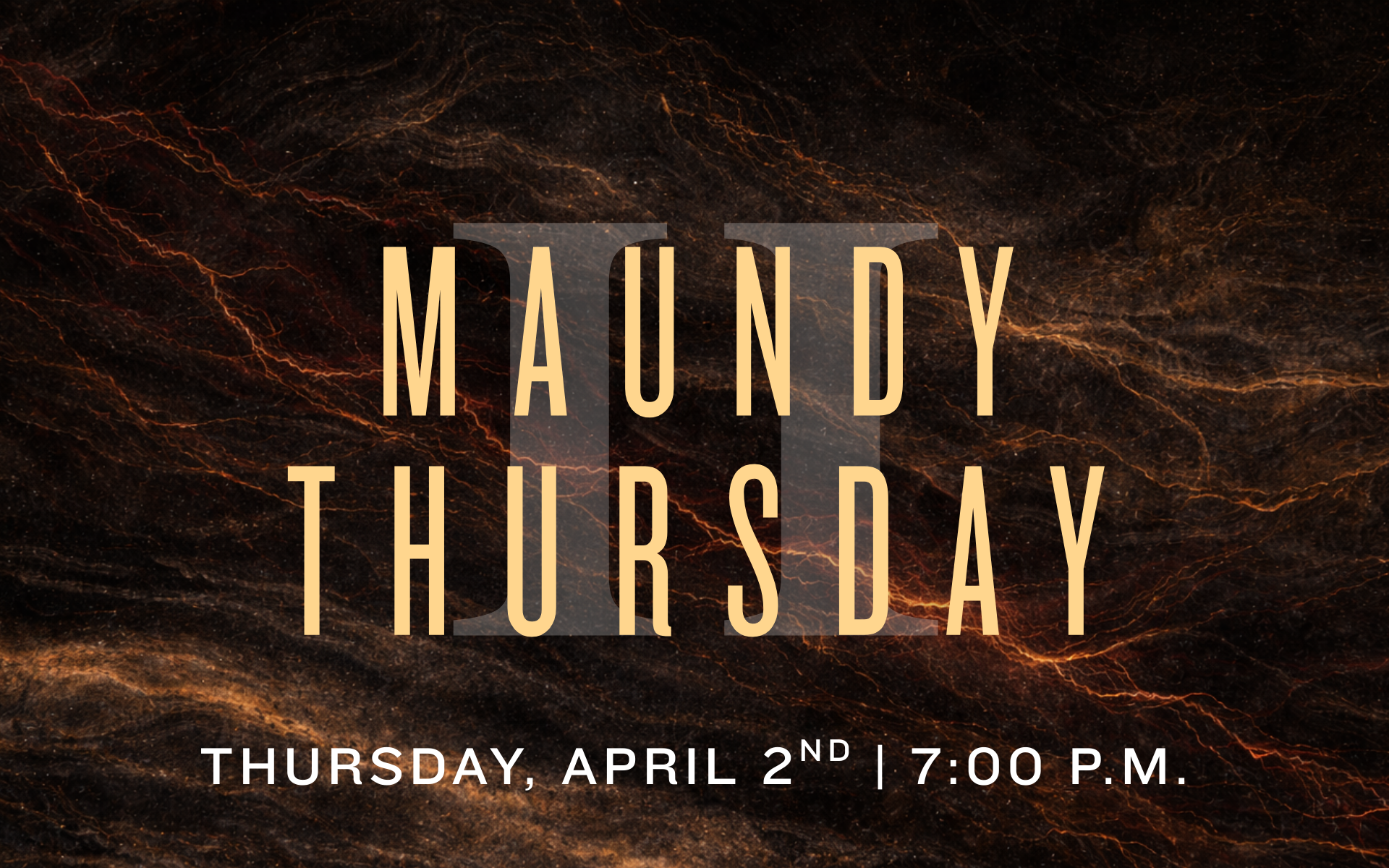 Maundy Thursday Service