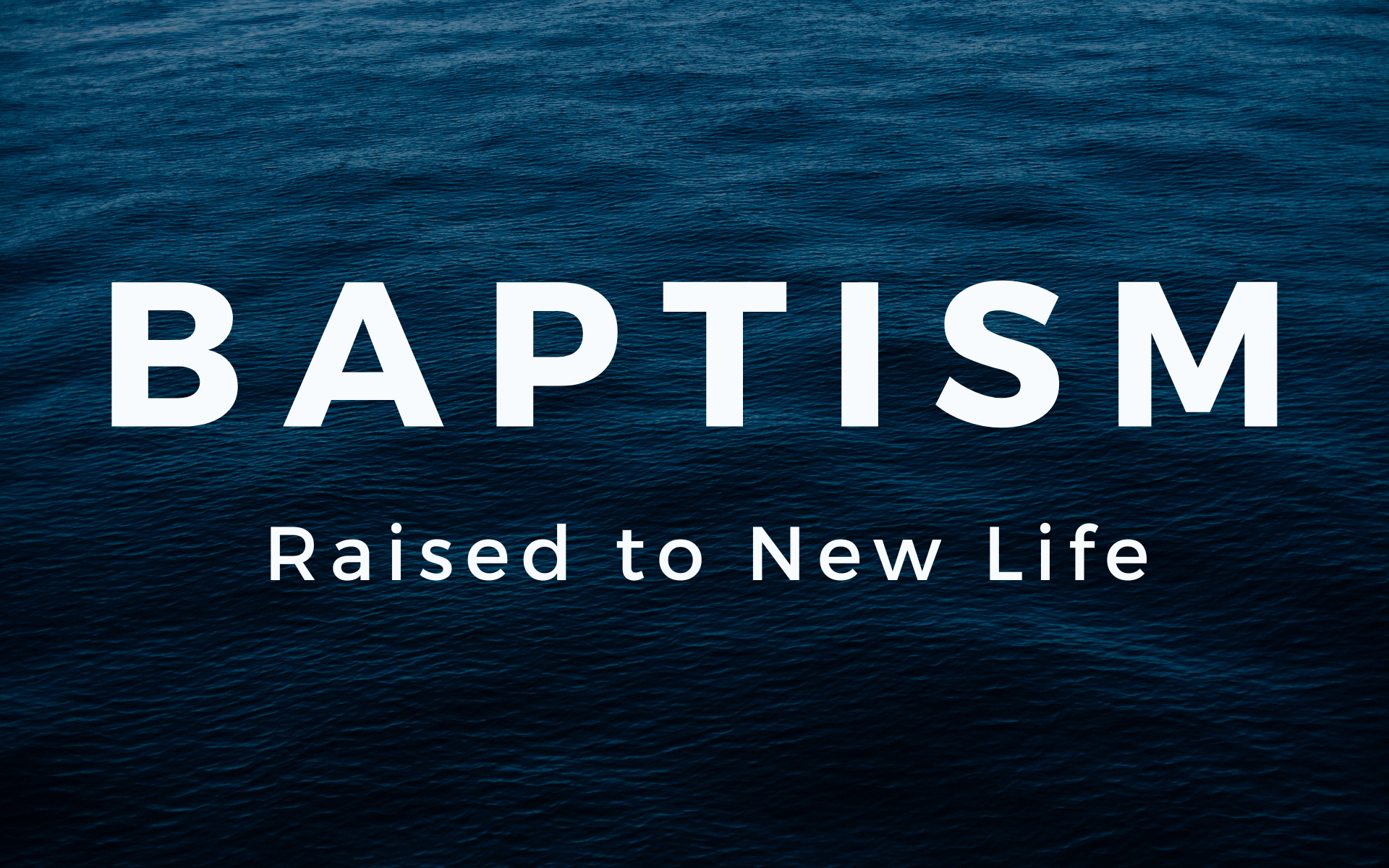 Baptism Night