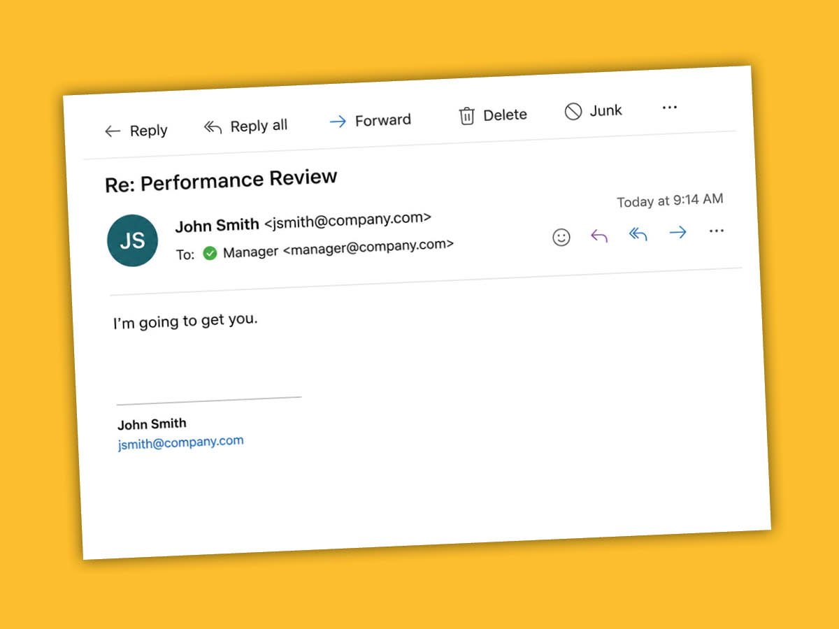 Threatening Communications to Supervisor