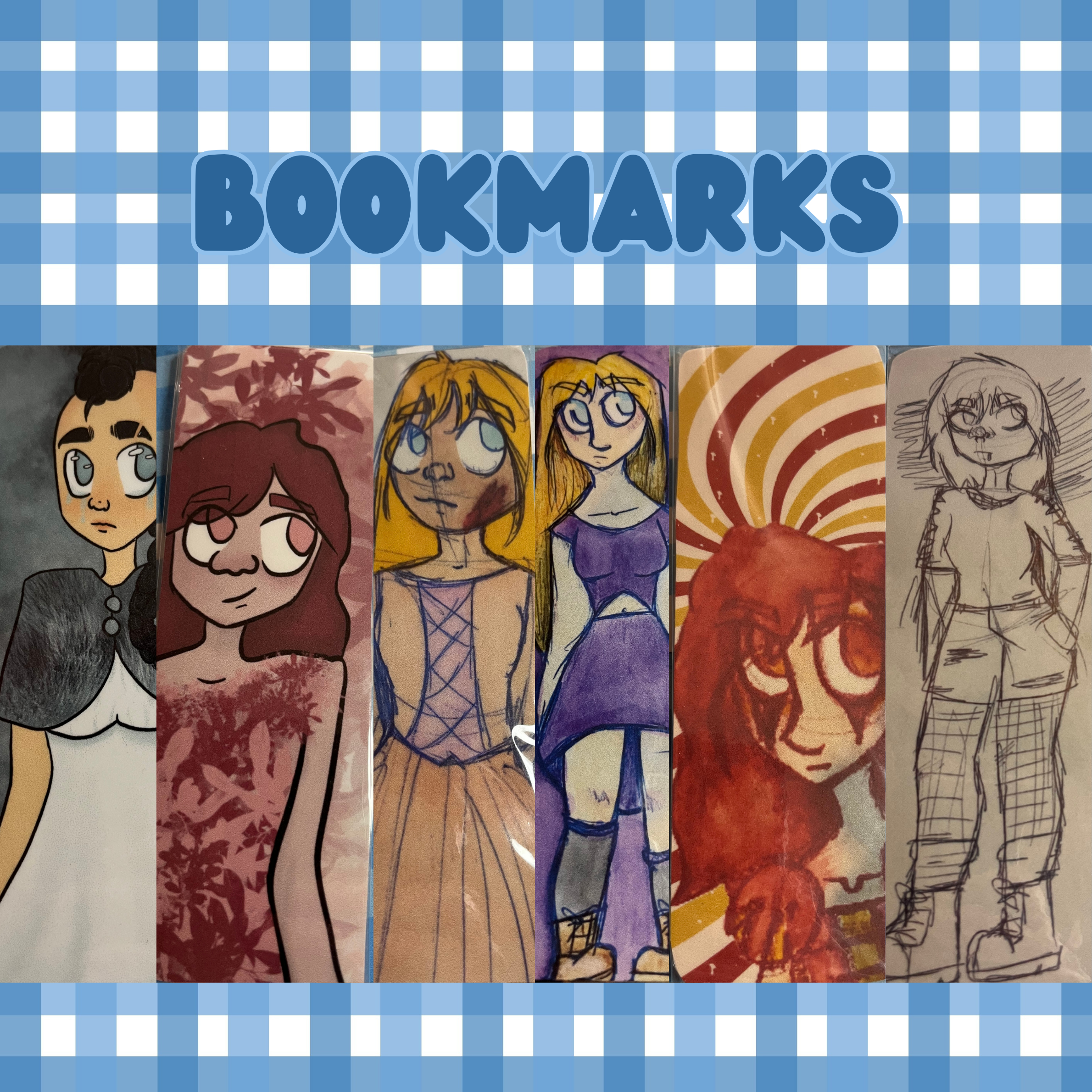 2in by 6 in Bookmarks