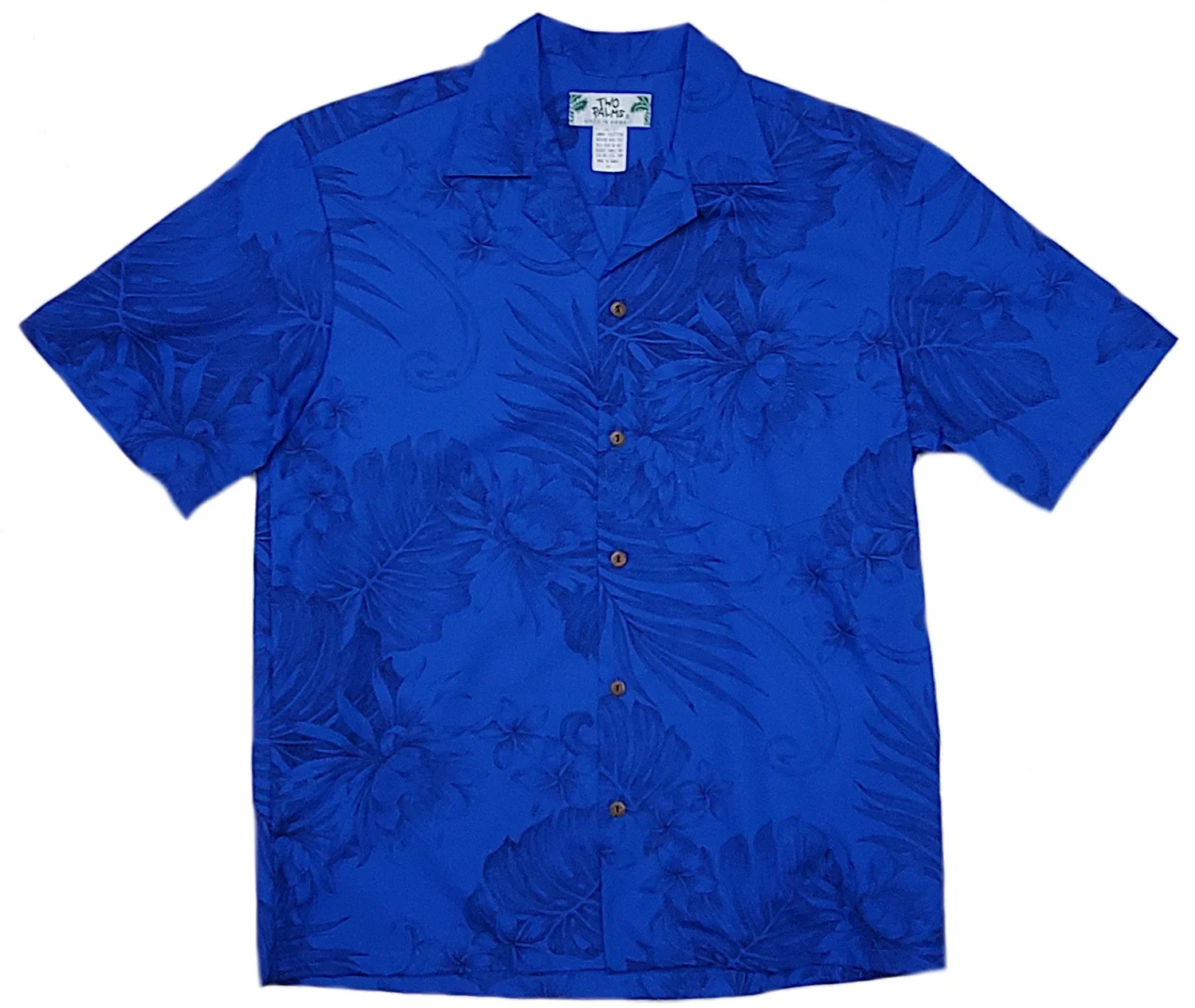 Shirt # 16 - Monstera Ceres Royal Blue