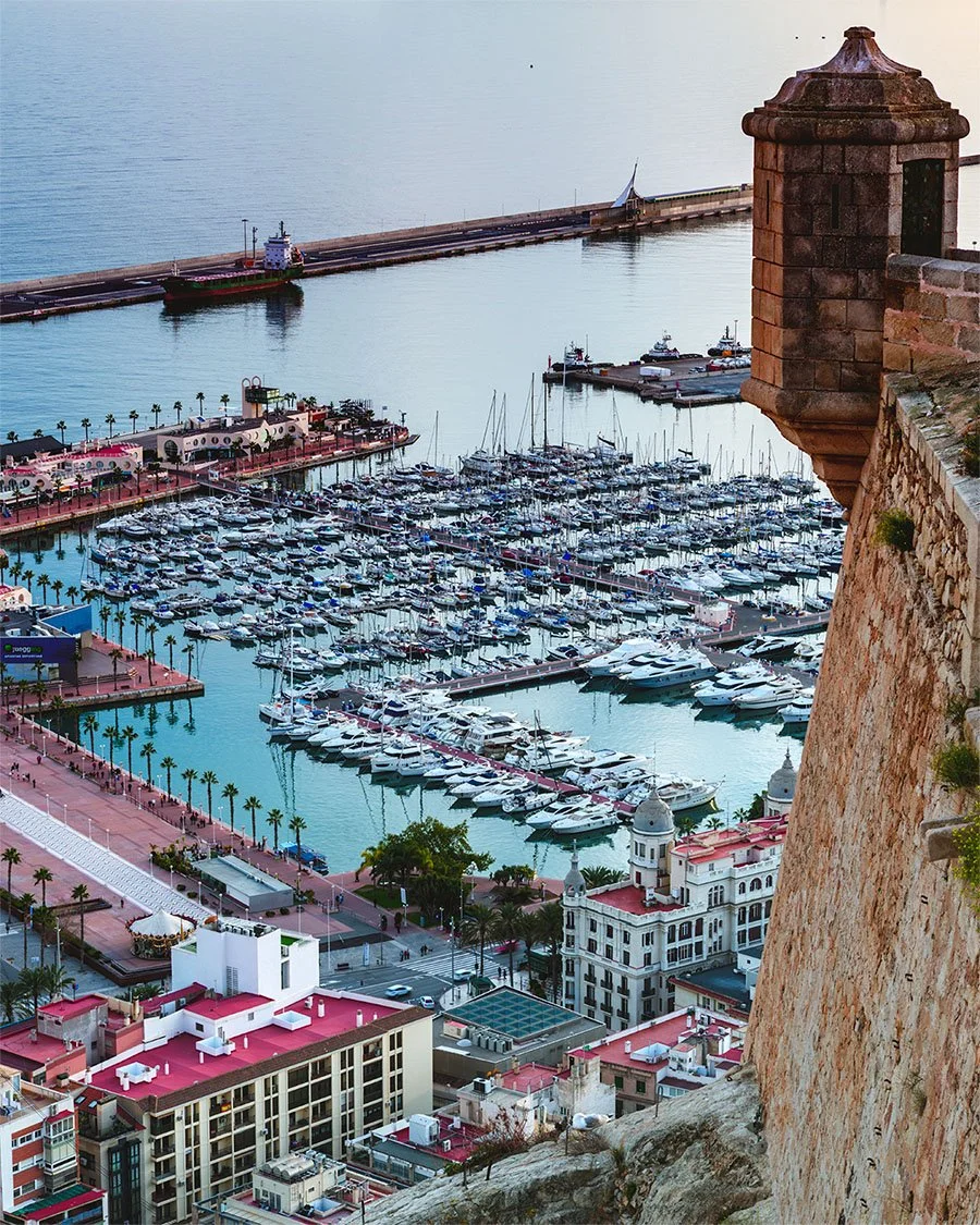 Harbour View from Castillo de Santa Barbara