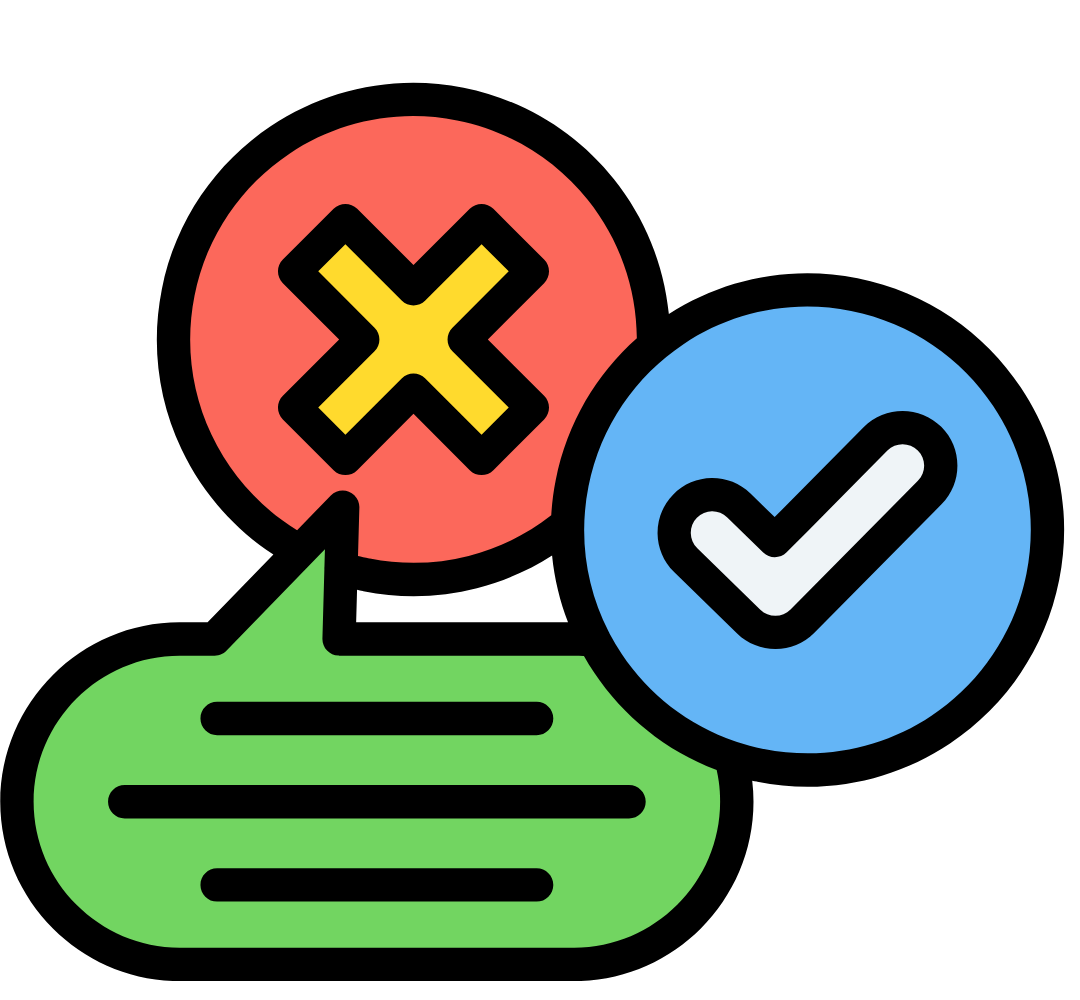 graphic image resembling moderating comments