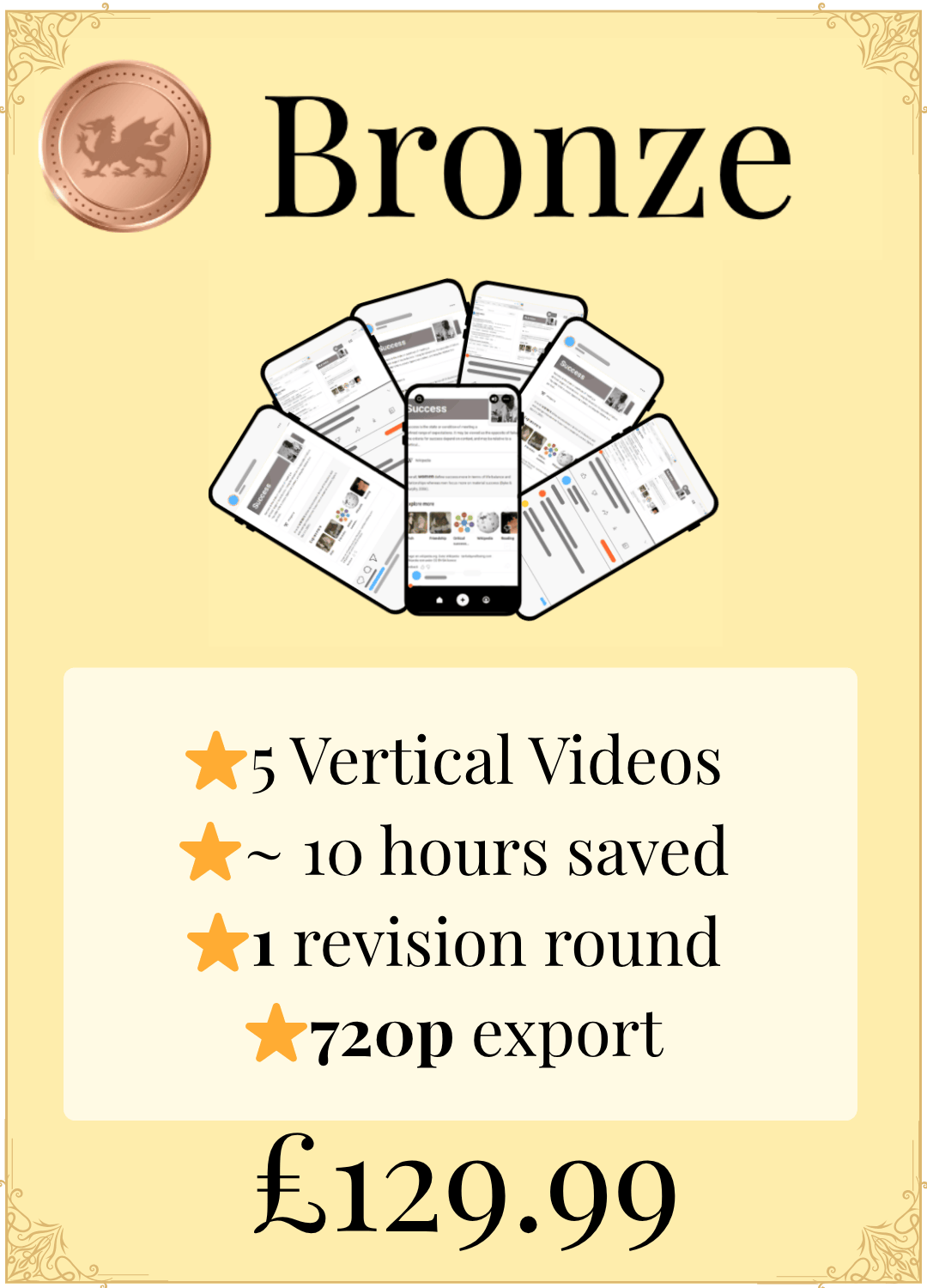 Vertical Videos (Bronze)