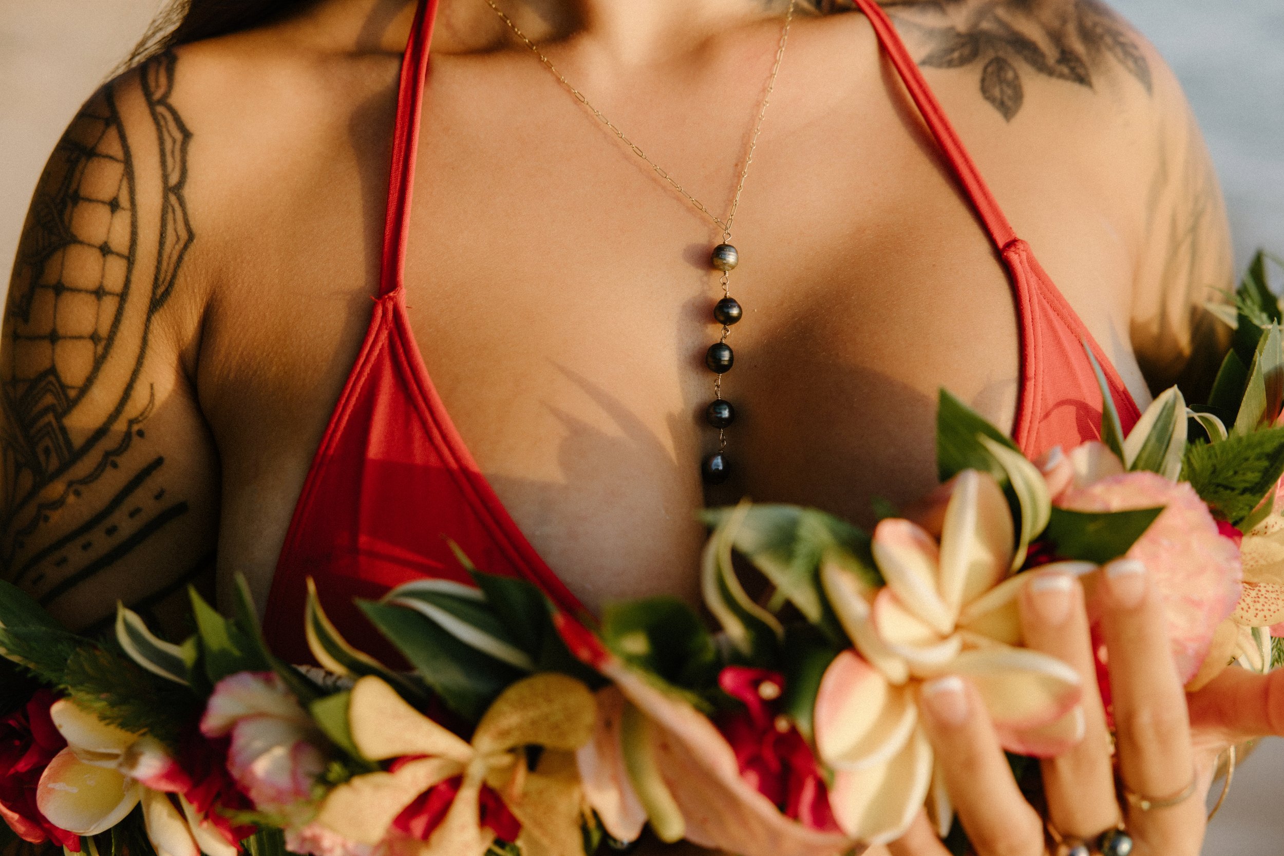 5 Tahitian Drop Necklace