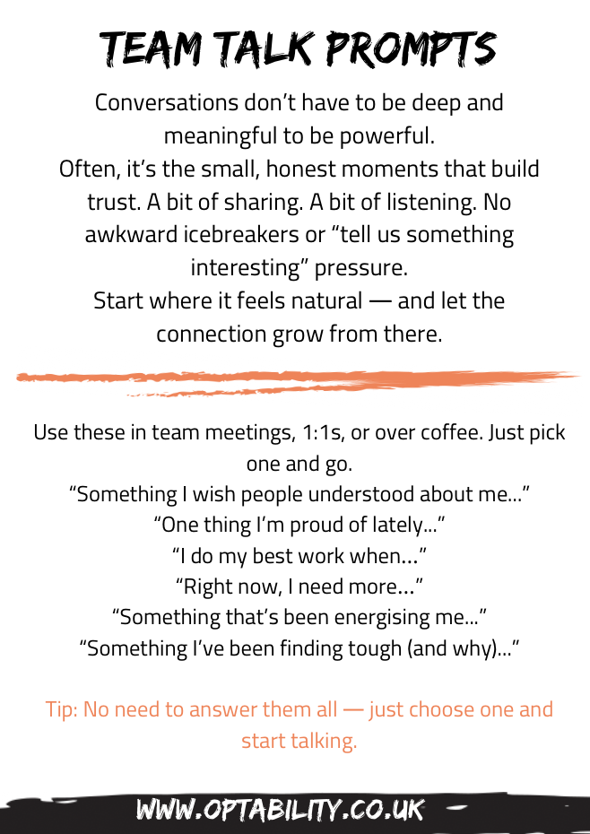 Team Talk Prompts To Really Connect With Your People