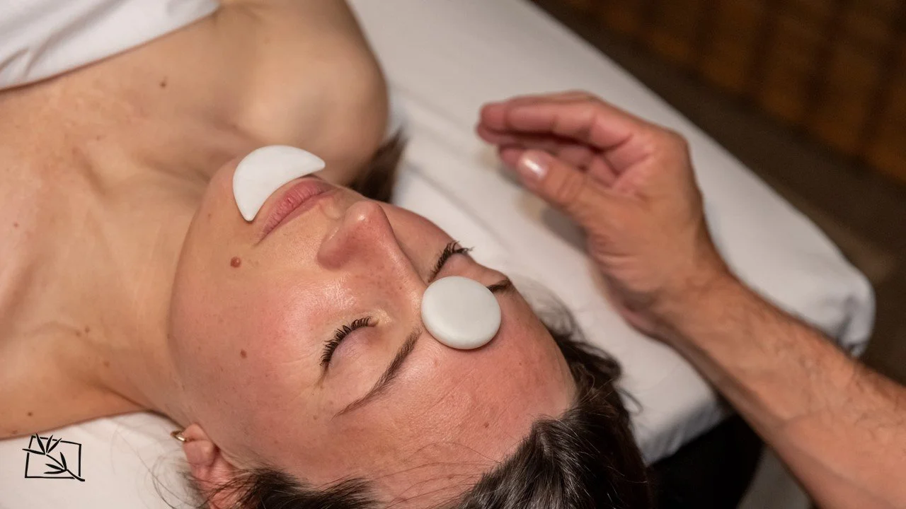 ❄️✨ Cool. Calm. Collected. ✨❄️
When the summer heat takes its toll, let our Cold Stone Facial Massage bring you back to balance. This refreshing treatment soothes sensitive skin, eases redness, and leaves you glowing&mdash;inside and out. 🌿💛

Becau