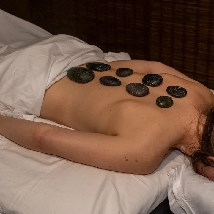 A Unique Mind-Body Experience ✨
Feel your tension melt away with our Hot Stone Massage &mdash; where soothing warmth and flowing strokes come together to relax your muscles, calm your mind, and restore inner balance. 🌿

Let the gentle heat ground an