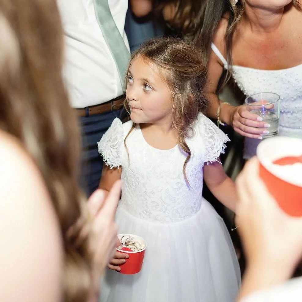 Cooling off from the dance floor, celebrating a milestone birthday or anniversary, or enjoying a late night post celebration, guests young and old love ice cream.  There is no wrong time for ice cream and giving your guests a fun way to enjoy it year