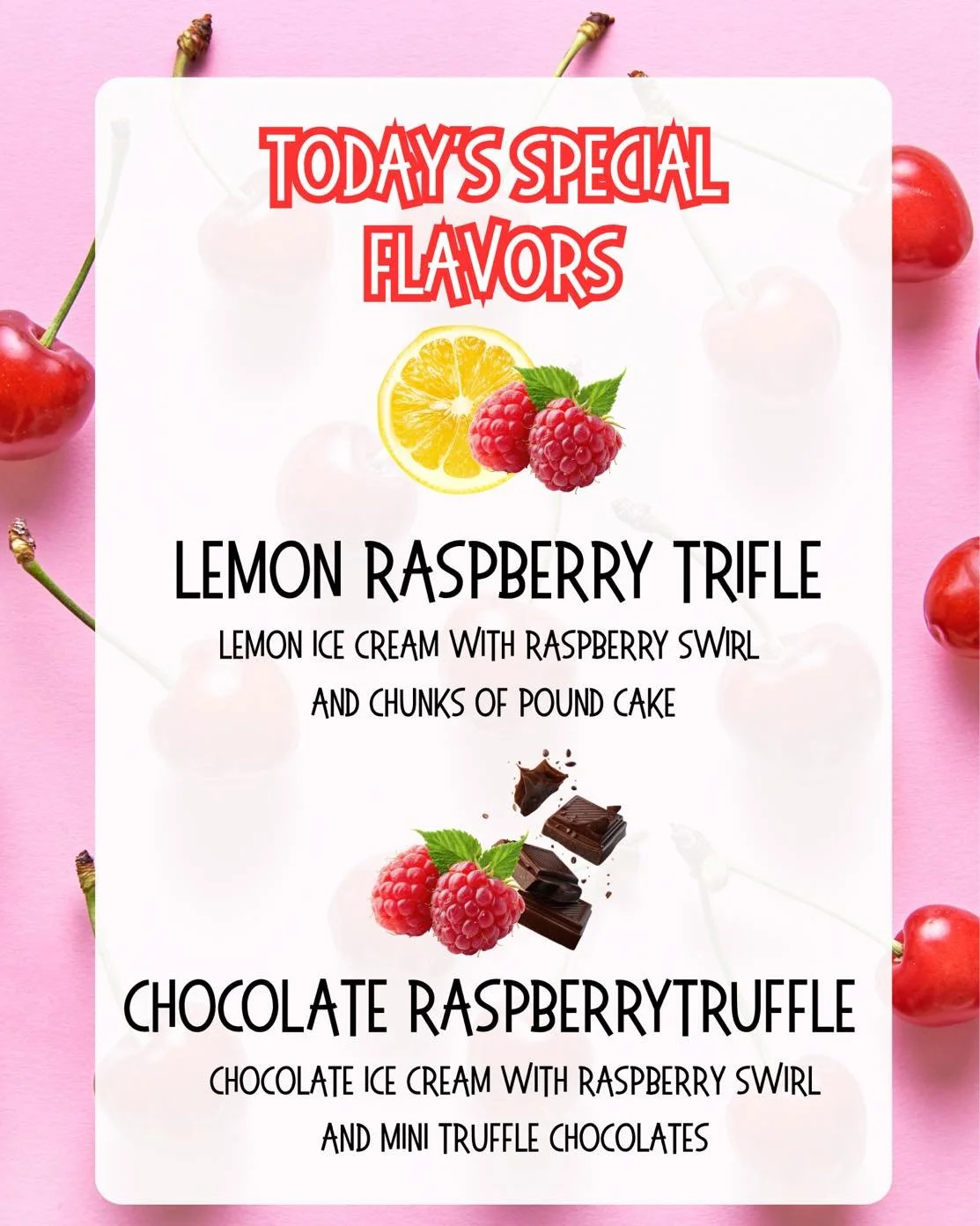 This Week&rsquo;s SPECIAL flavors at BOTH locations! 🤤 

#VermontIceCream #IceCream #Sundaes #Vermont #SundaeSisters #VermontSummer #Castleton #Rutland #Summer #SummerFun #WomenOwned #sundaefunday