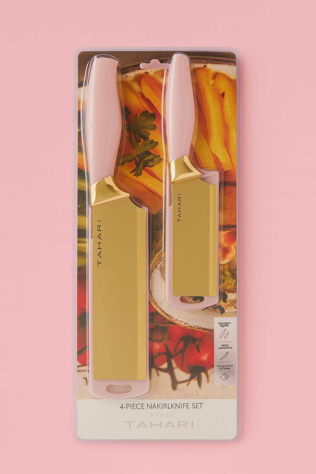 Tahari 4 piece Nakiri Knife Set