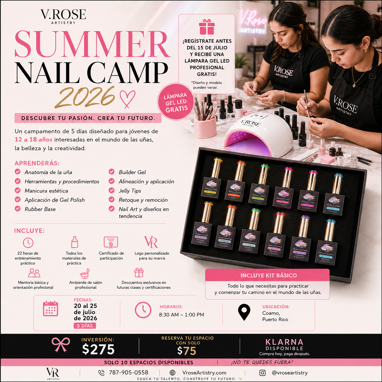 Summer Nail Camp Julio 2026