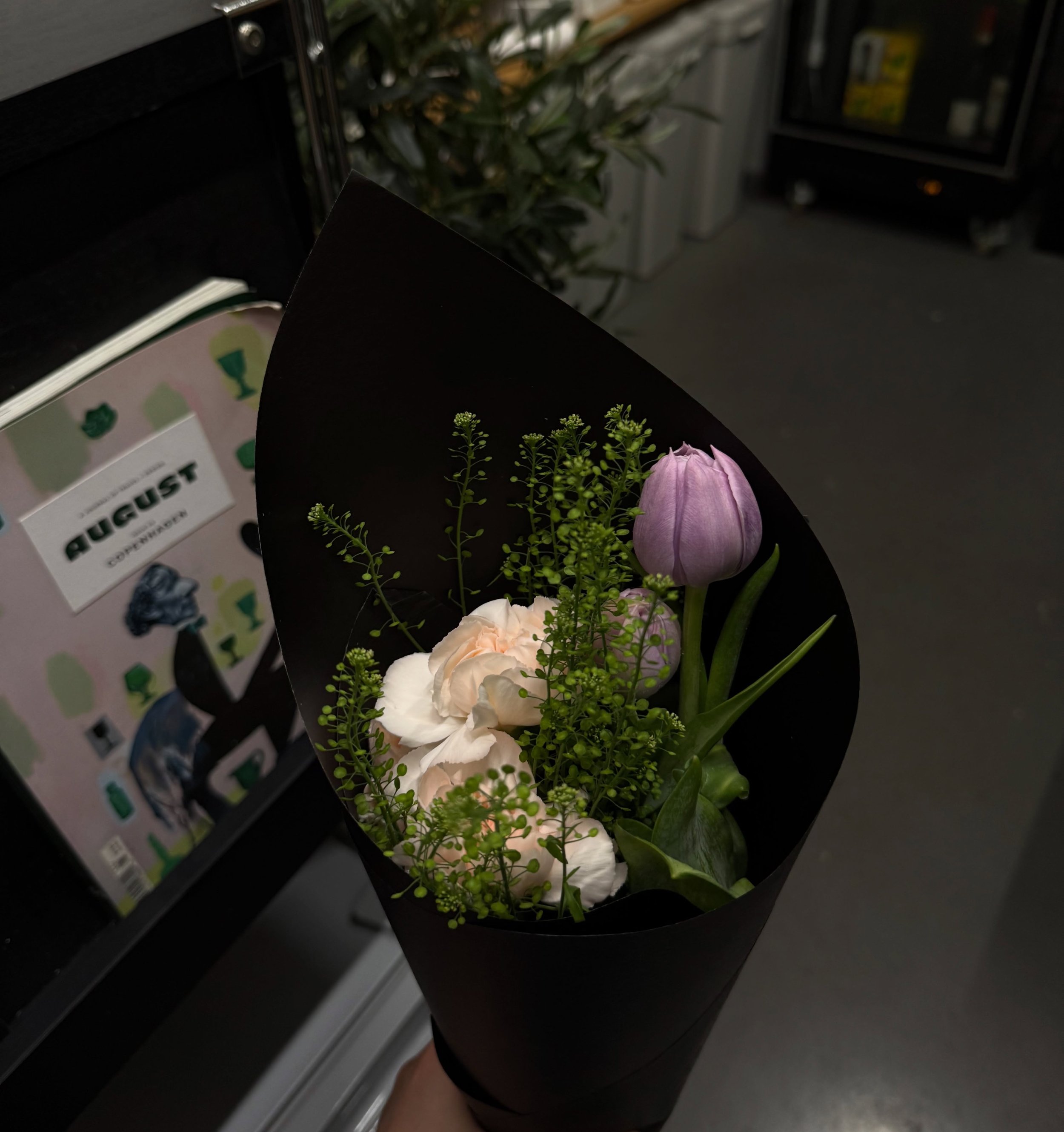 After working hours 
A _____mood to take home as a florist