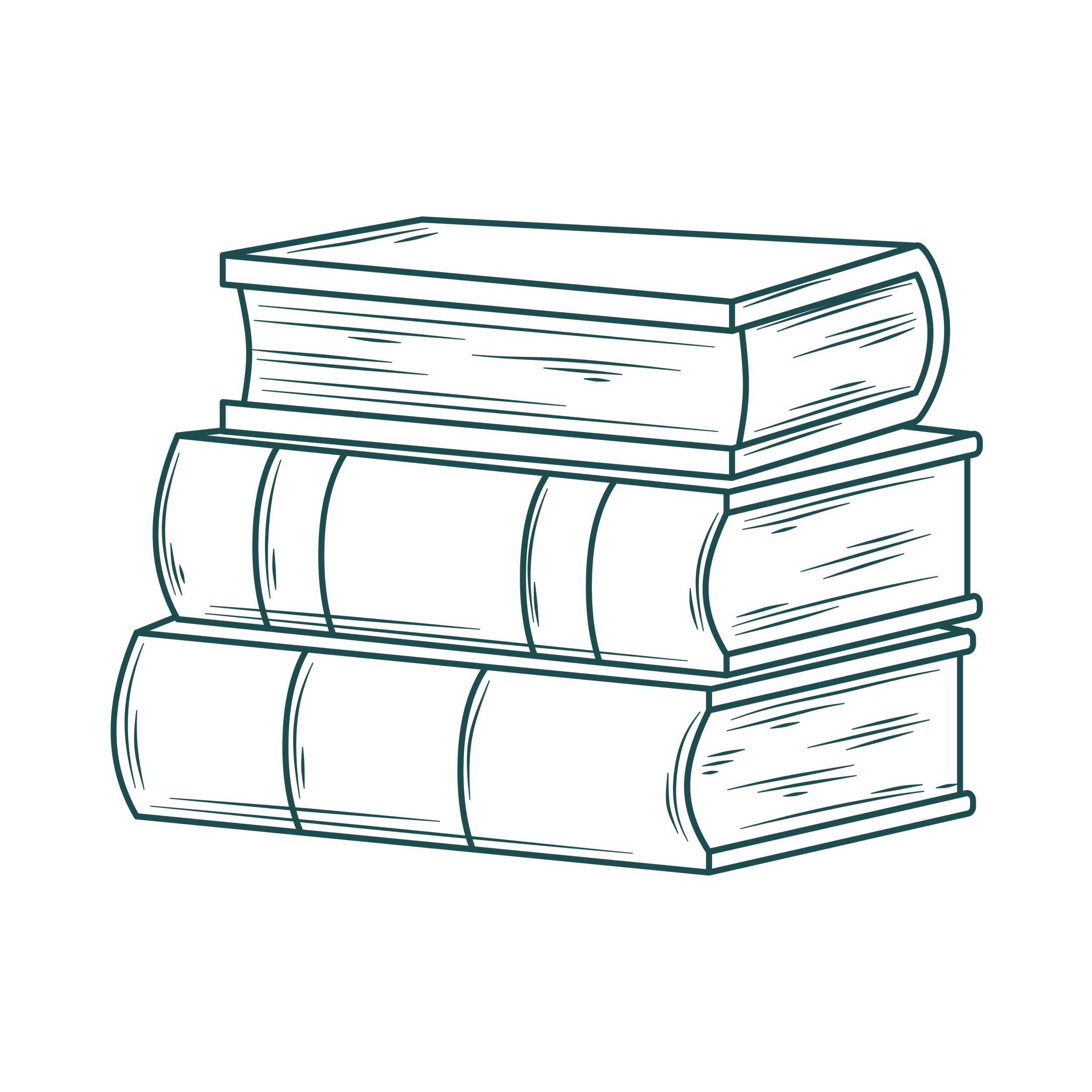 Stack of books symbolizing organized bookkeeping and financial clarity