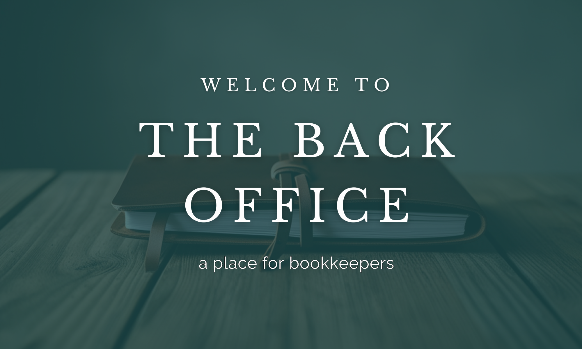 This is the Back Office