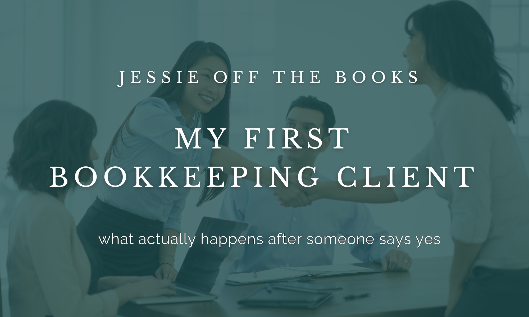 My First Bookkeeping Client
