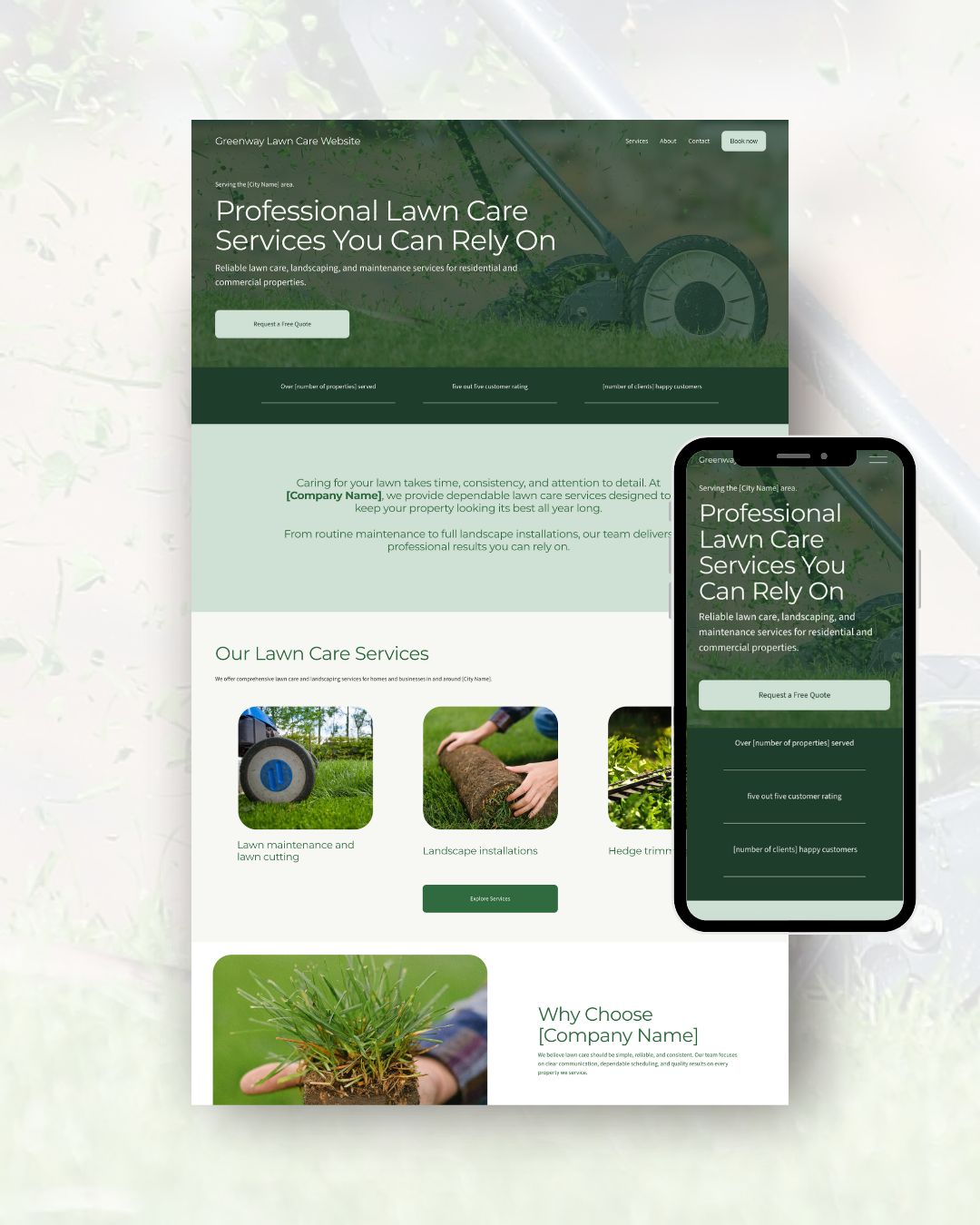 Greenway Lawn Care Website