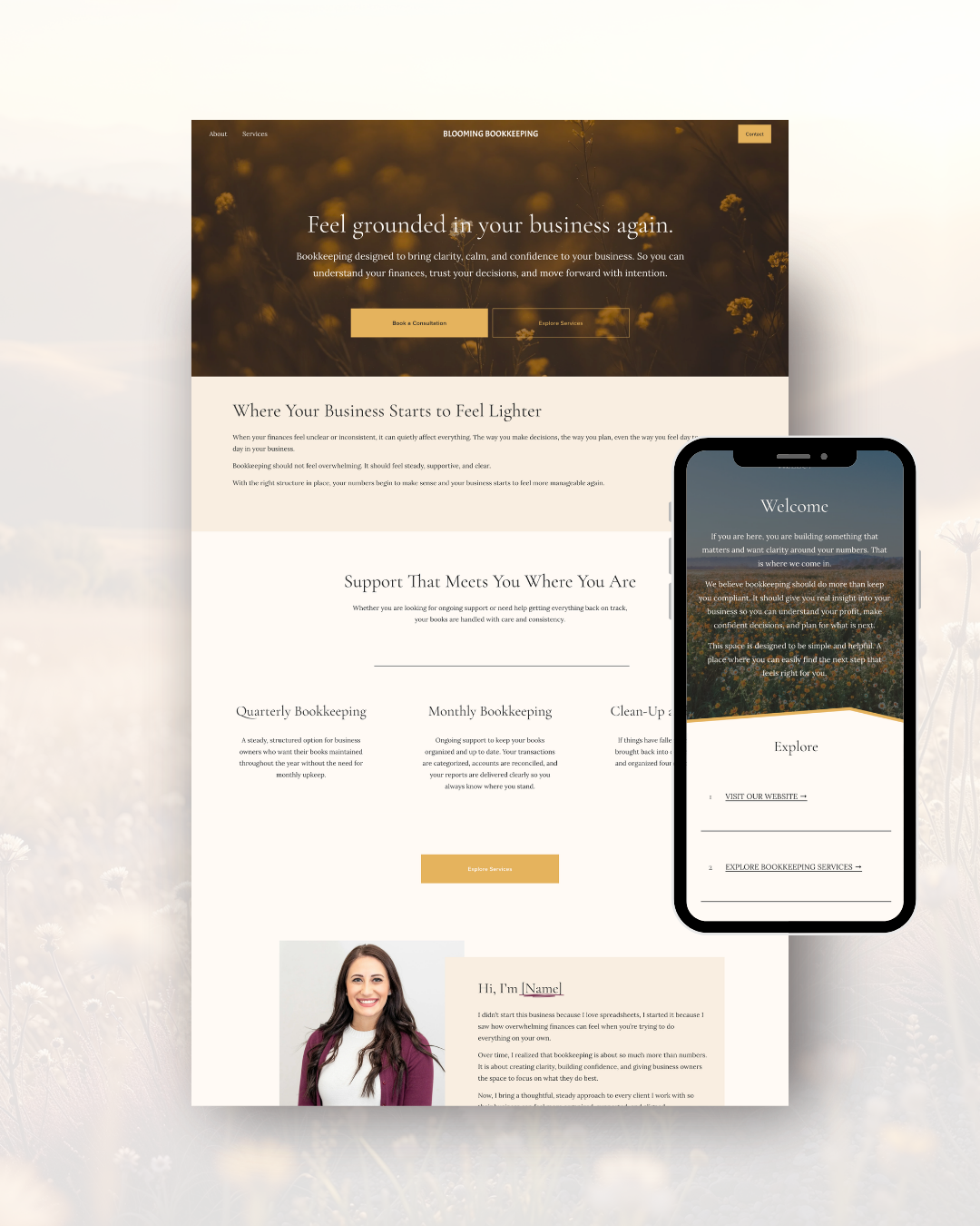 Blooming Bookkeeping Website