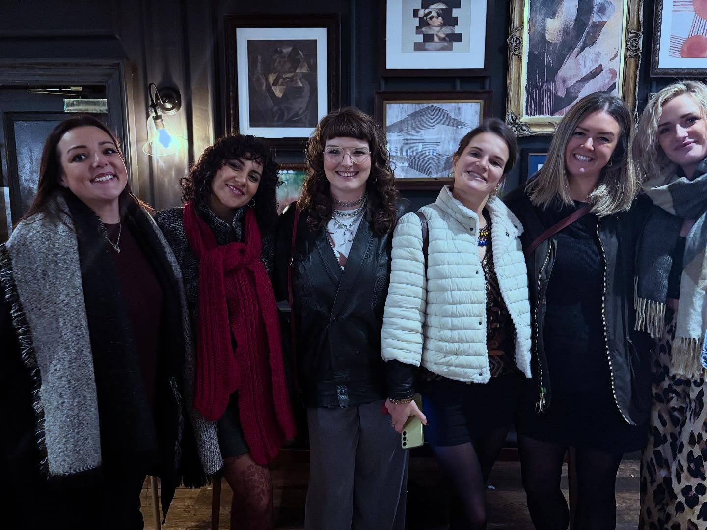 Okay, it&rsquo;s early Nov. But it was our Christmas or &lsquo;start of a long winter&rsquo; social 😆🙈🤶🎄🎅 

And a time was had!! 🥳 

What a team 🫶🏼🐾💜⚡️⭐️🍁🍄🌲🐶