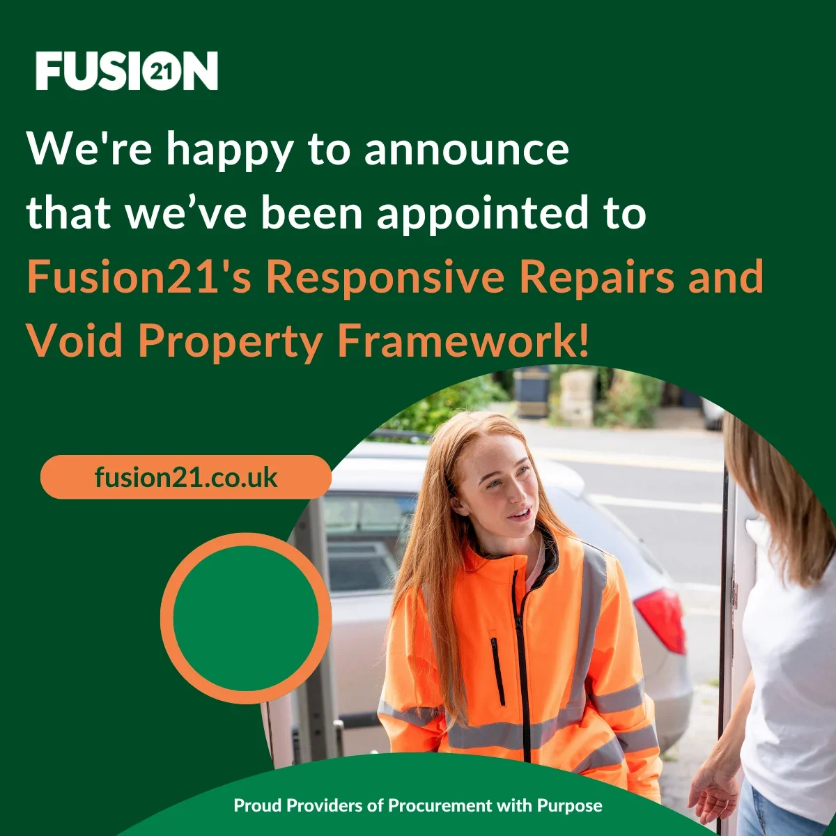 PropCall Appointed to Fusion21’s £350 Million Responsive Repairs and Void Property Framework