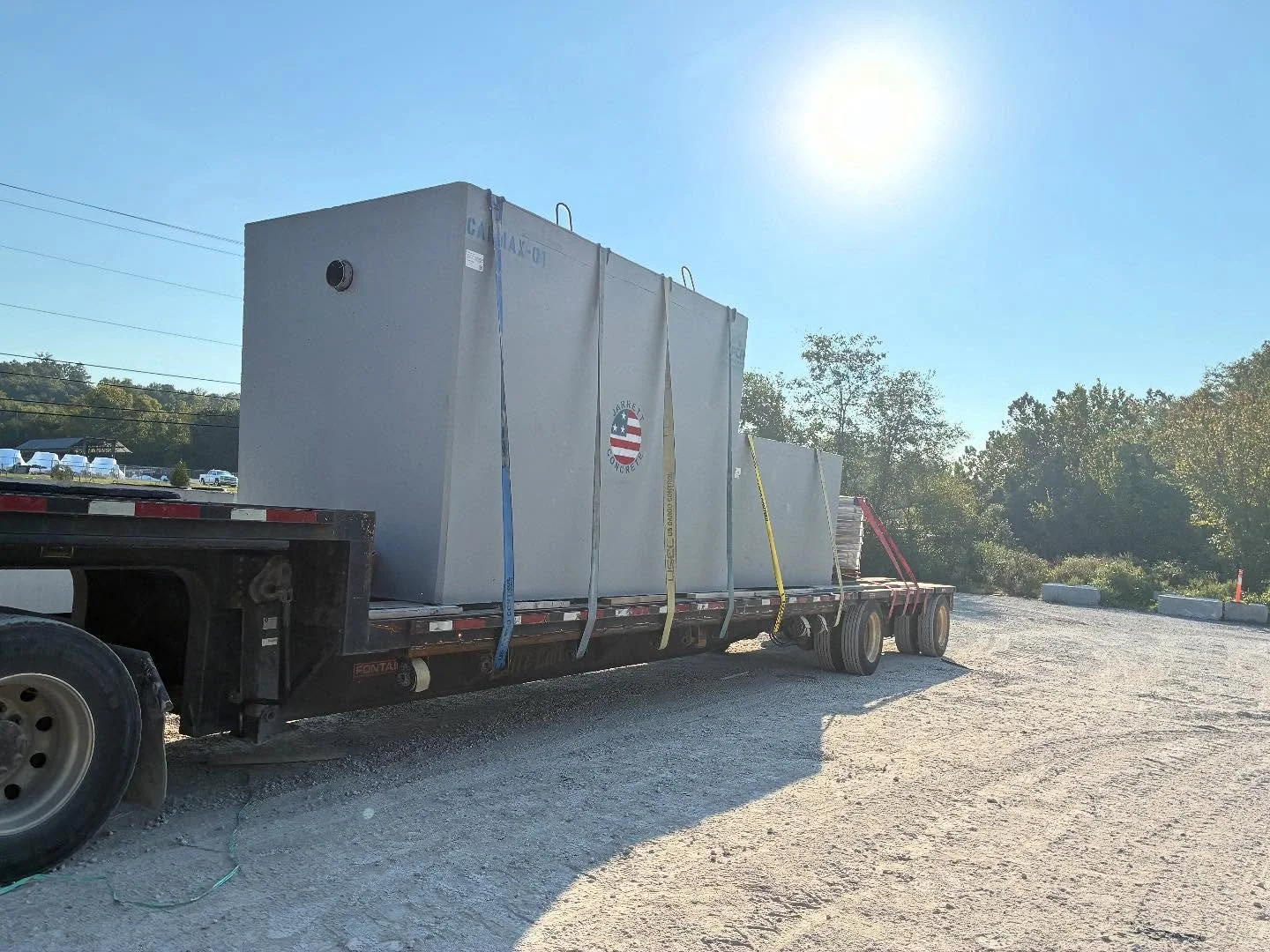 🚛💪 Big Loads, Bigger Impact!
Another set of massive precast concrete tanks rolling out from Jarrett Concrete. Built to last, built right, and on the road to serve communities across the Southeast.

From stormwater management to utility solutions, o