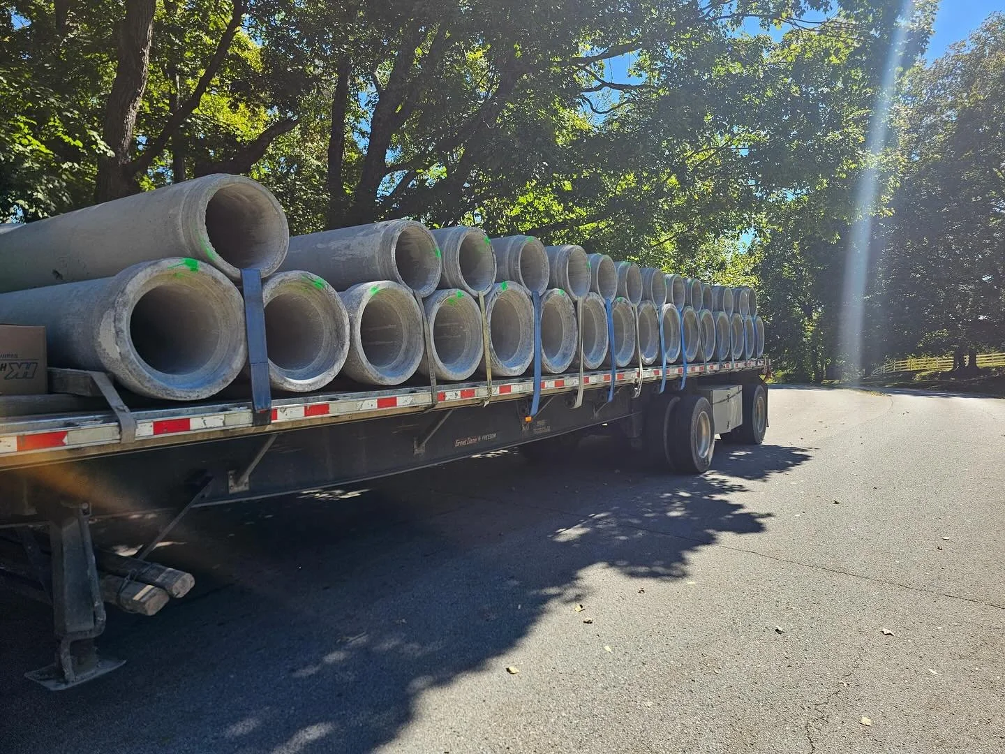 🚛💨 Rolling out strength, one load at a time!
Nothing says ready for the job like a trailer full of Jarrett Concrete pipe &mdash; precision made, Tennessee tough, and built to last. 💪🧱

From our plant to your project, we deliver quality that keeps