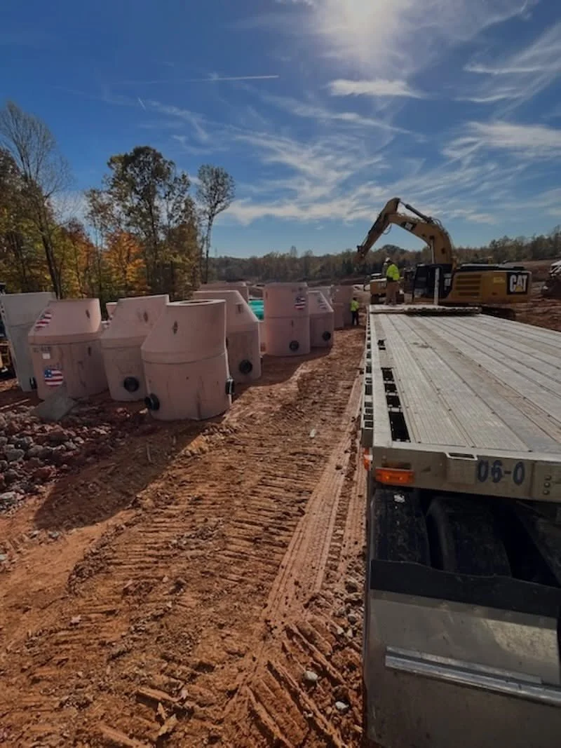 ☀️ Another beautiful day on site with Jarrett Concrete Products &amp; Supply Inc.
Hard work, precision, and quality you can build on. 💪
From precast structures to custom concrete solutions &mdash; we&rsquo;re proud to help lay the foundation for the