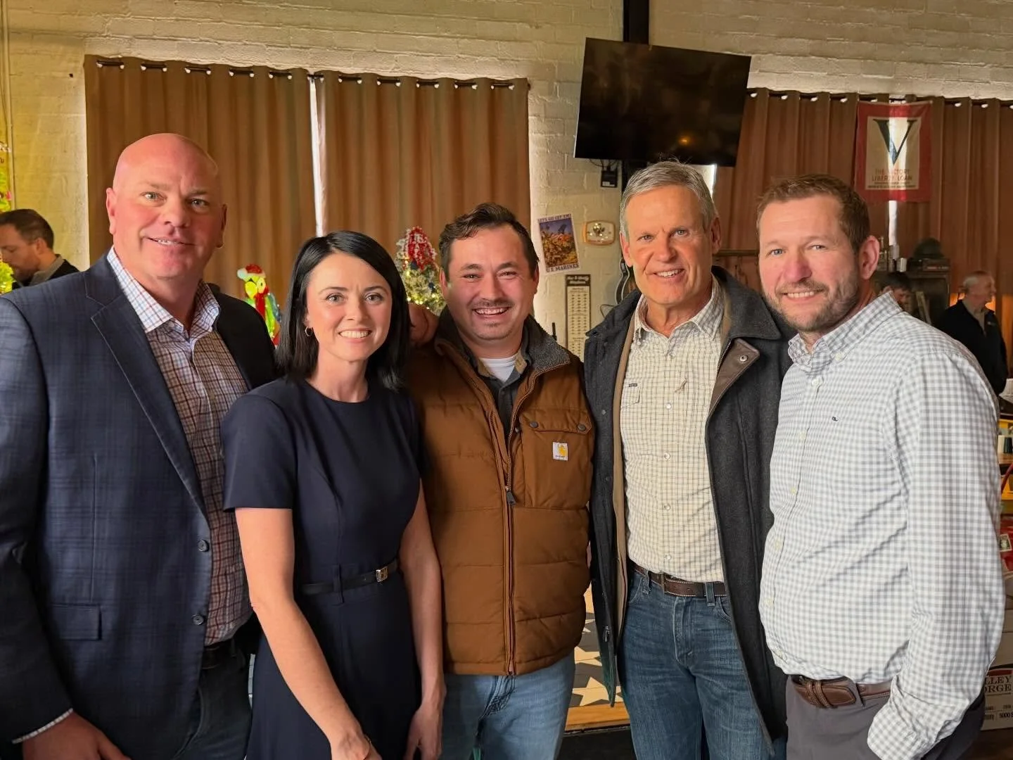 Today, Tennessee Governor Bill Lee and First Lady Maria Lee visited Hangar 13 in Ashland City for lunch. 

The visit marked a kickoff event for Tennessee&rsquo;s 250th Anniversary Celebration, taking place in 2026.

Attendees also brought gifts that 