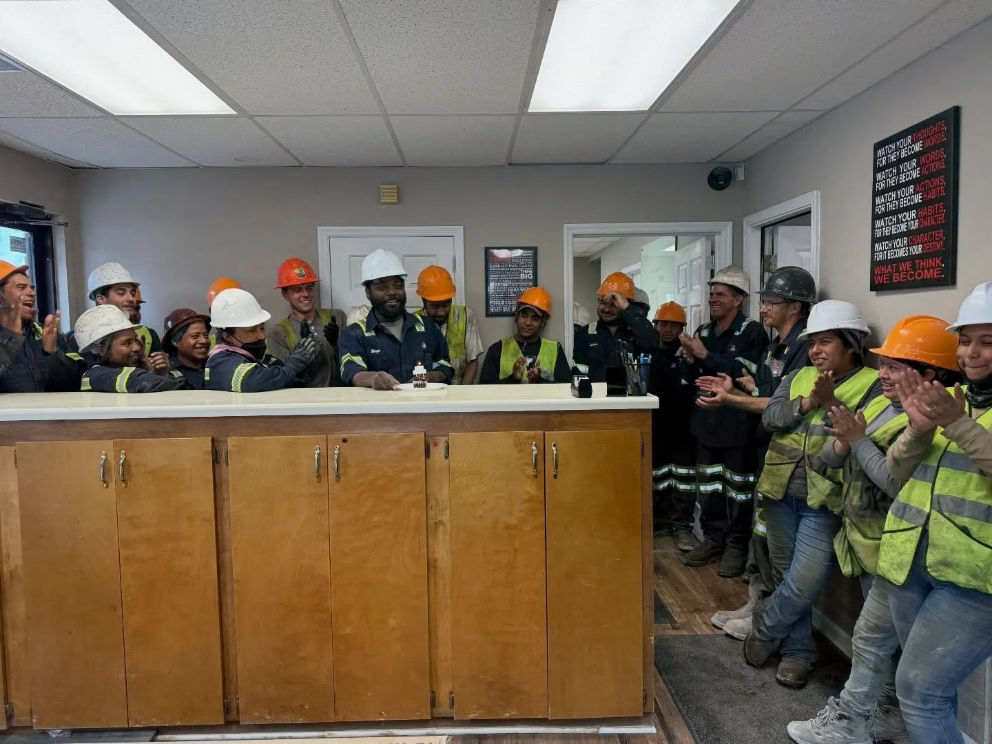 Clock in. Work hard. Get better. Repeat. 
(But today&hellip; cake first 🎂)
Happy Birthday!