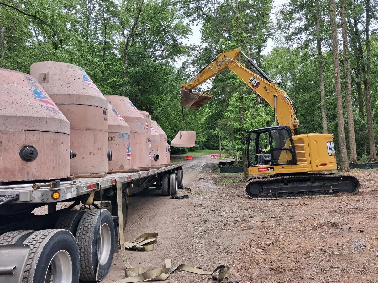 Heavy loads. Solid results. 

From the plant to the job site, Jarrett Concrete keeps projects moving with strength you can count on. Bringing quality precast solutions straight to the field-because every strong product starts with a stronger foundati