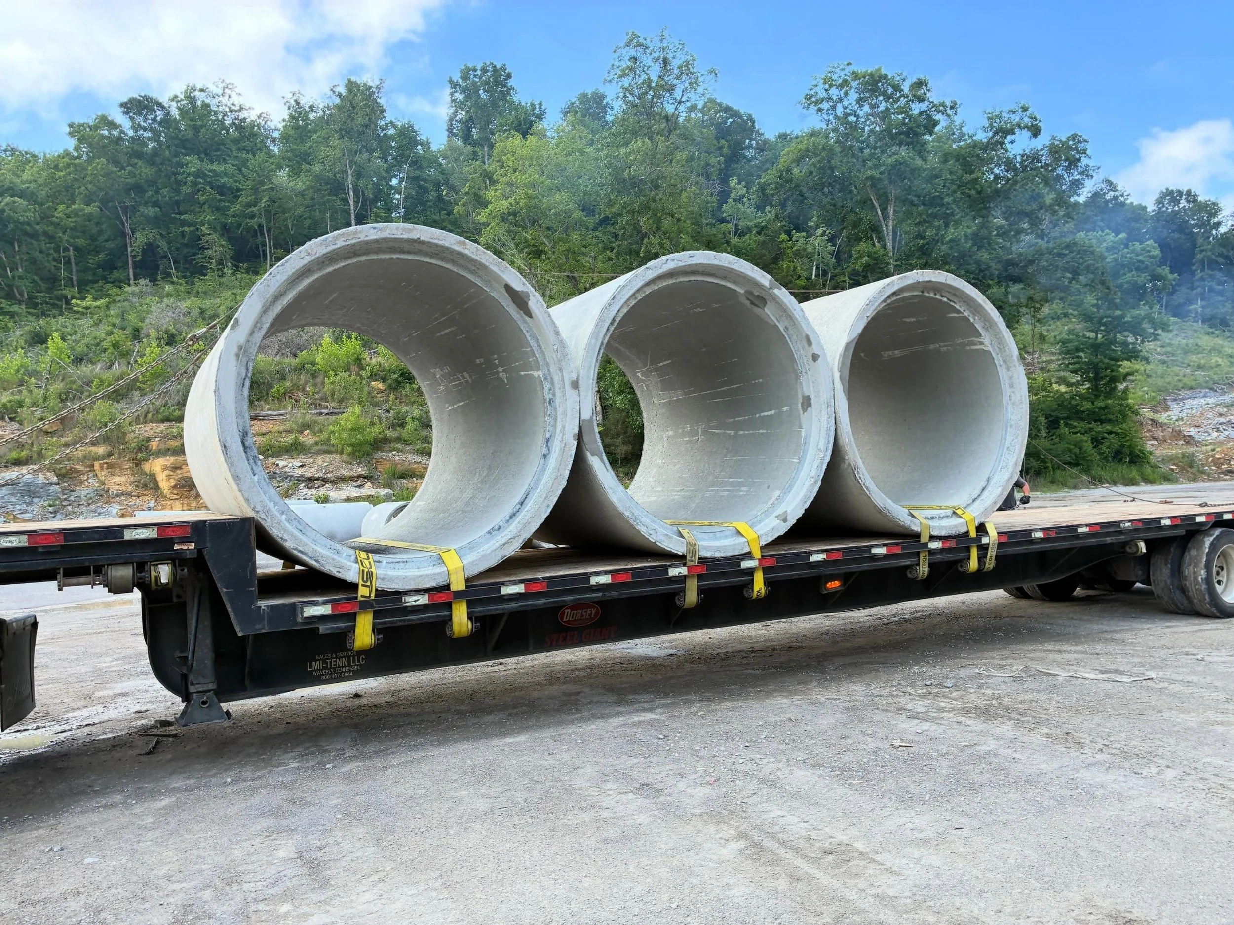 Big pipe. Bigger commitment to quality. Heavy loads. Solid results. Another delivery rolling out. 🚧

#jarrettstrong #precastconcrete #concretelife #qualityconcrete #builttolast