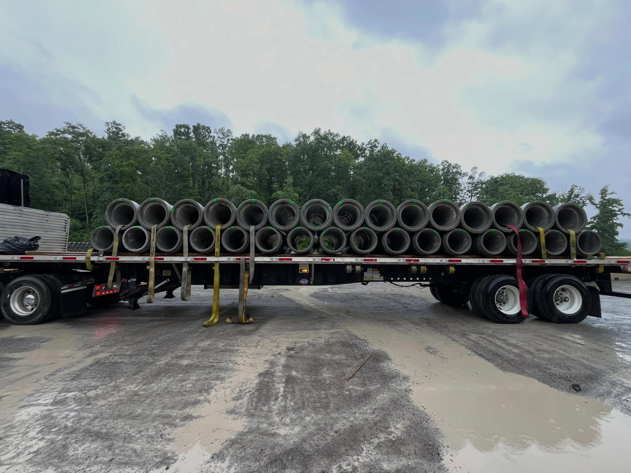 Loaded with durability. Delivered with purpose. 💪
Every precast pipe leaving our yard is built for strength, reliability, and long-term performance underground. Quality products that keep infrastructure moving forward.

#jarrettstrong #precastconcre