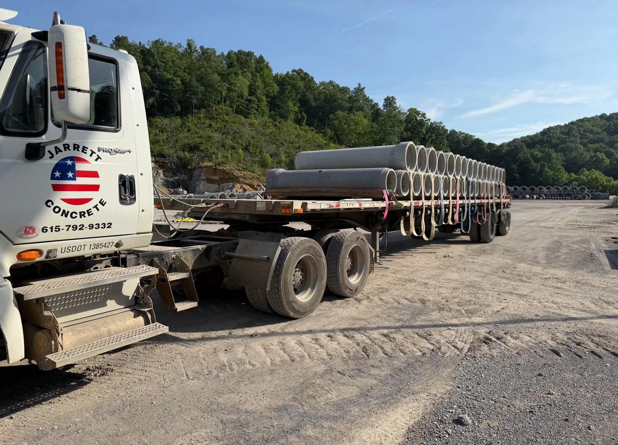 We got this work day rolling! From plant to job site-quality speaks for itself. 💪🏗️

#jarrettstrong #precastconcrete #qualityspeaksforitself #builttolast #concretelife