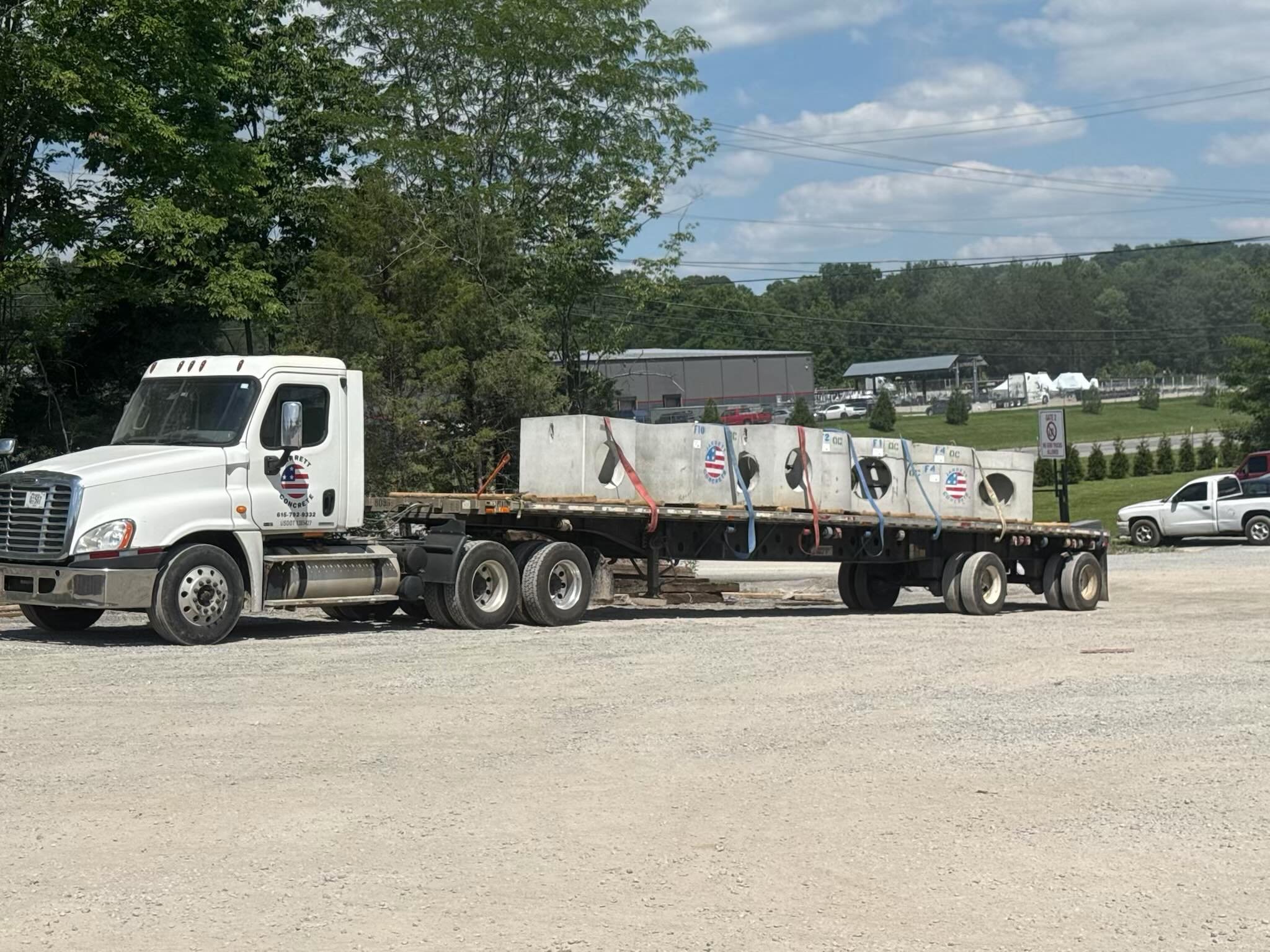 Built to Last. Delivered with Confidence. 🚛

From production to delivery, every piece leaving our yard represents the strength, quality, and reliability our customers count on. These precast concrete structures are loaded up and headed to their next