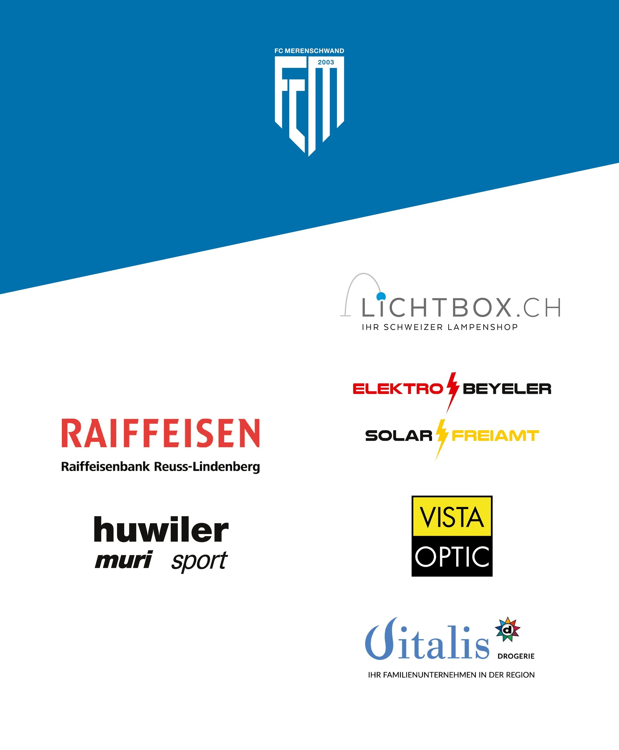 Ver&auml;nderungen im Sponsoring 🧡🤍
Nach 4 Jahren gemeinsamer Partnerschaft verabschieden wir uns von unseren gesch&auml;tzten Sponsoren Davanti, Nobil Immo und Garage Arnold. Wir sagen von Herzen DANKE f&uuml;r euer Vertrauen, eure Unterst&uuml;tz