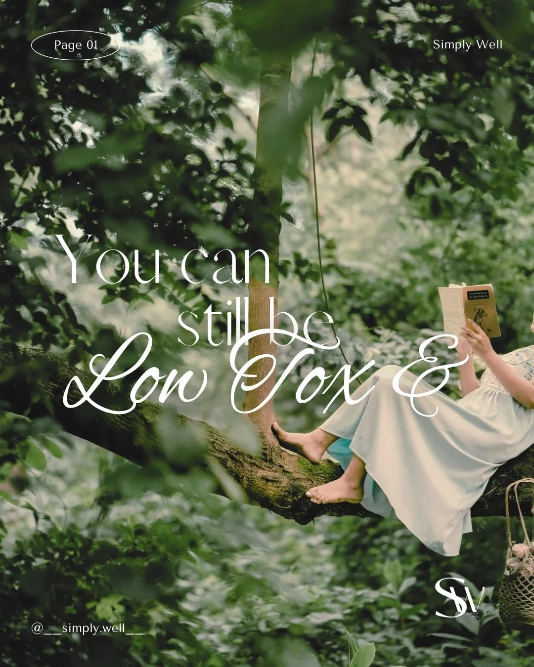 Low tox is meaningless if it&rsquo;s driving your stress.

Perfection as a goal is impossible to achieve. 
It&rsquo;s lowering your overall load while still living a full, joyful life.

Give yourself some slack.
Consistency over rigidity. Always. 🌿