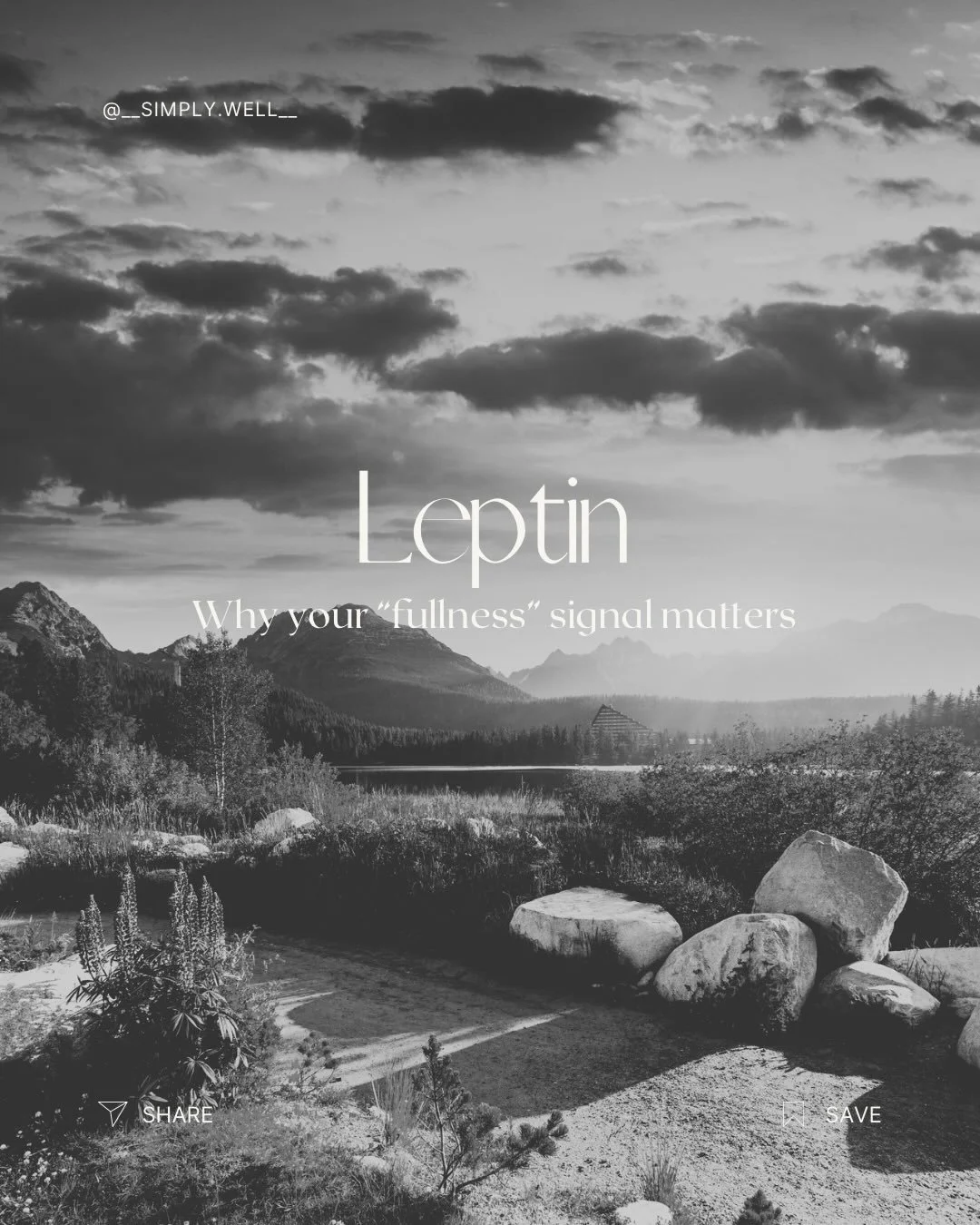 Leptin is often talked about as a &ldquo;satiety hormone,&rdquo; but it is really part of a much bigger conversation about energy availability and safety.

Your body is constantly gathering information:
Am I nourished
Am I safe
Is this a time to buil