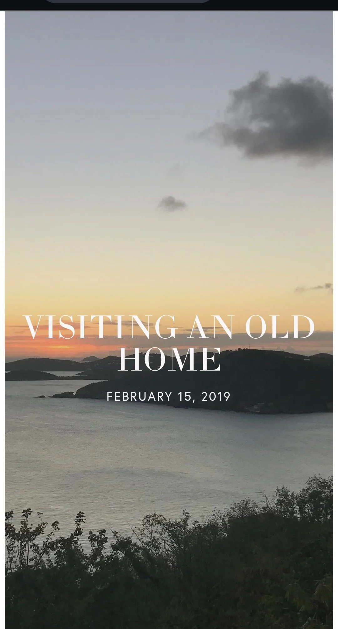  Visiting an old home