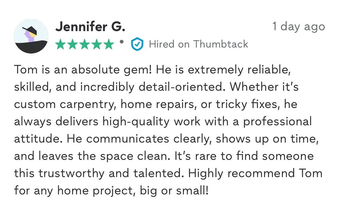 💎 I’m a gem?💎 Dawwwwwww! 🥹 I seriously have the best clients. Love what  I do and who I do it for! What’s on your list? 
#handyman #mtpleasantsc #mountpleasantsc #charleston