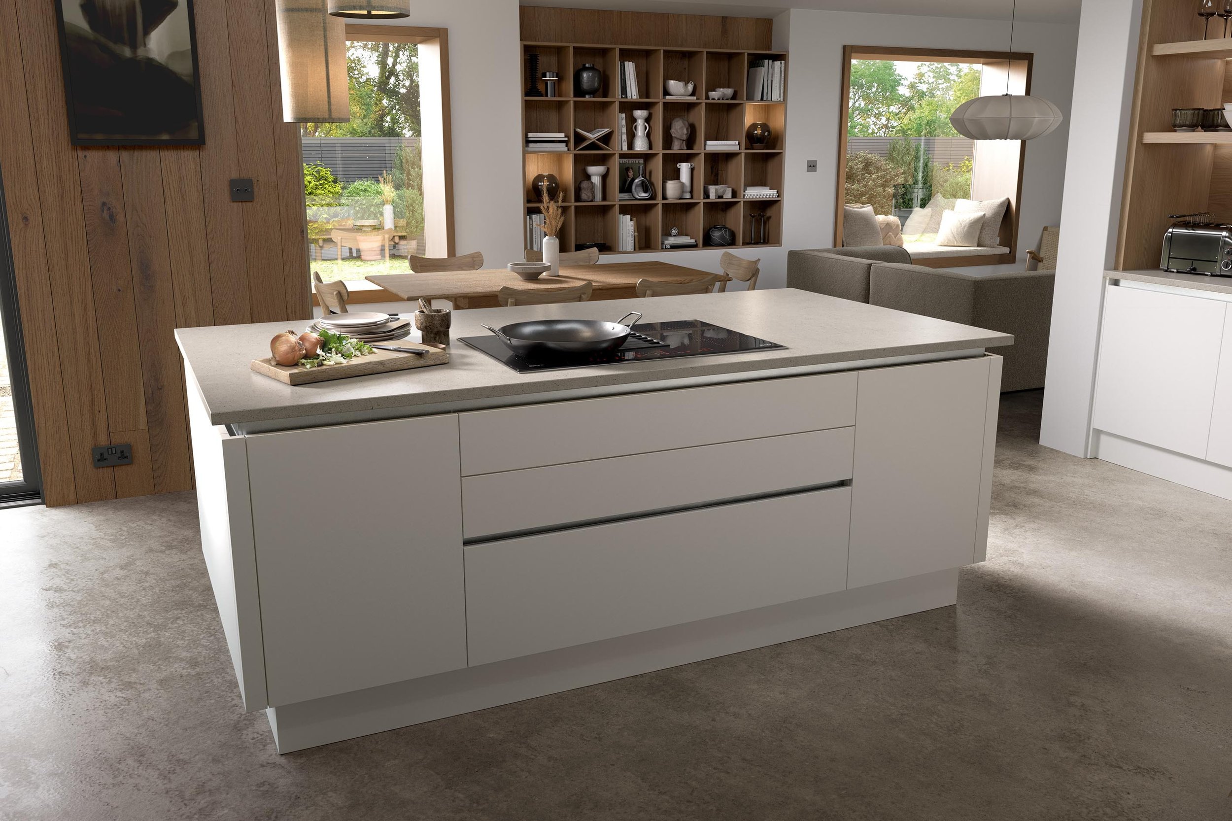 zola modern kitchen island | saturn kitchens