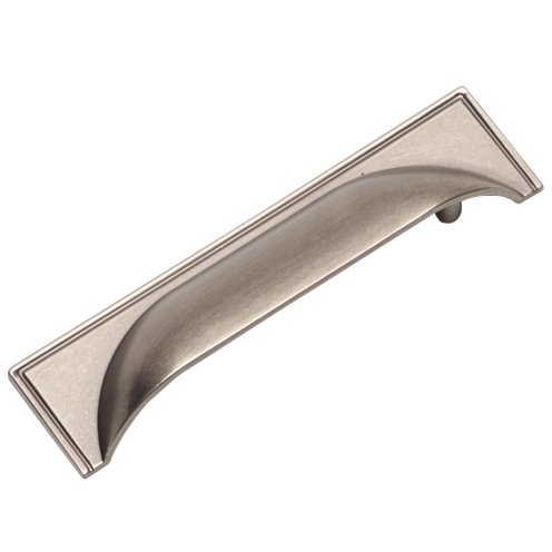 Brushed nickel cabinet pull handle