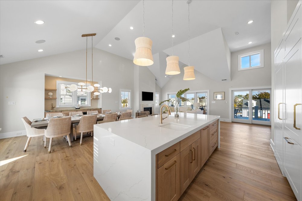Kitchen in a custom home at 227 107th Street, Stone Harbor, NJ