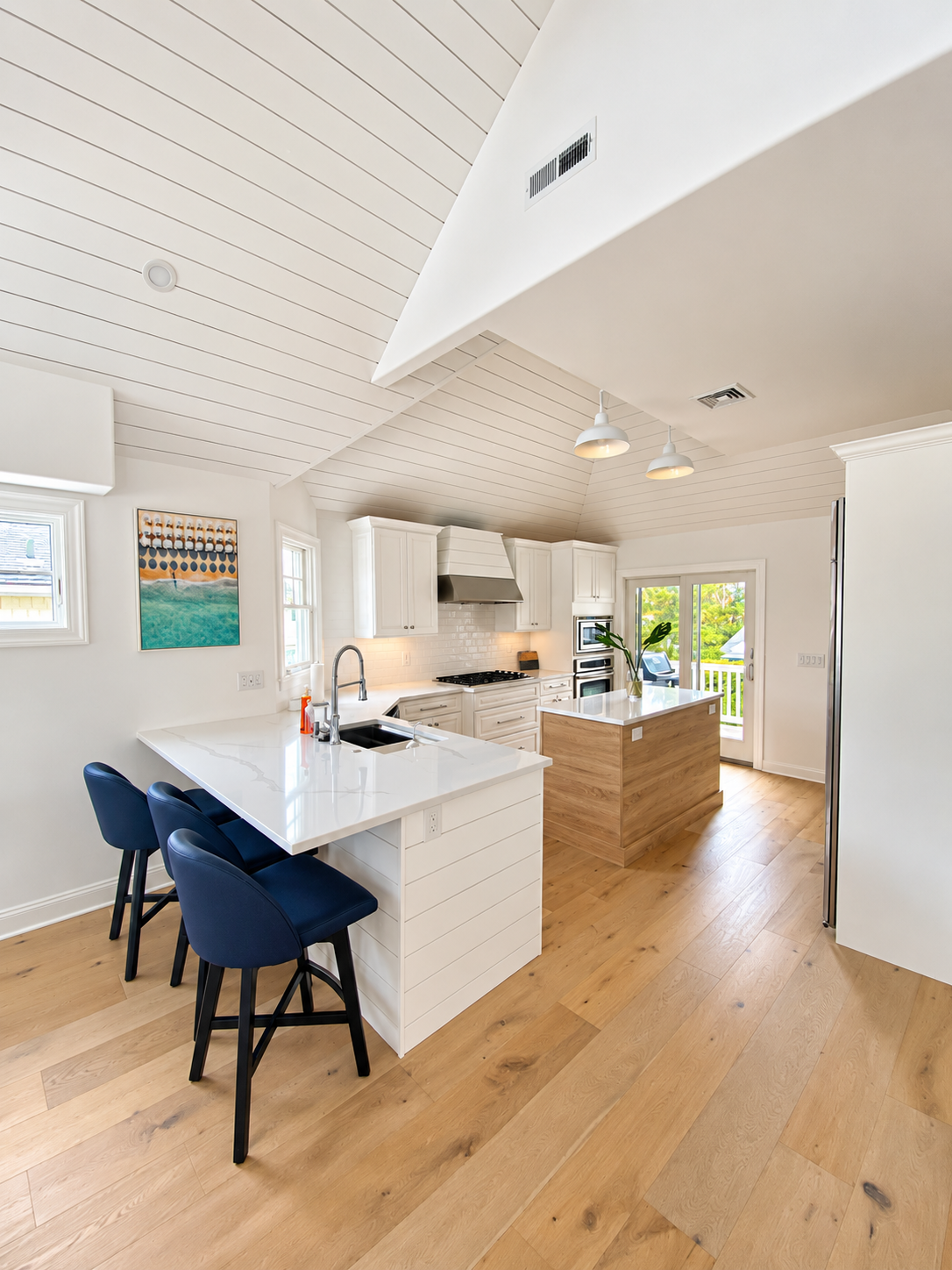 Coastal kitchen renovation, Avalon NJ