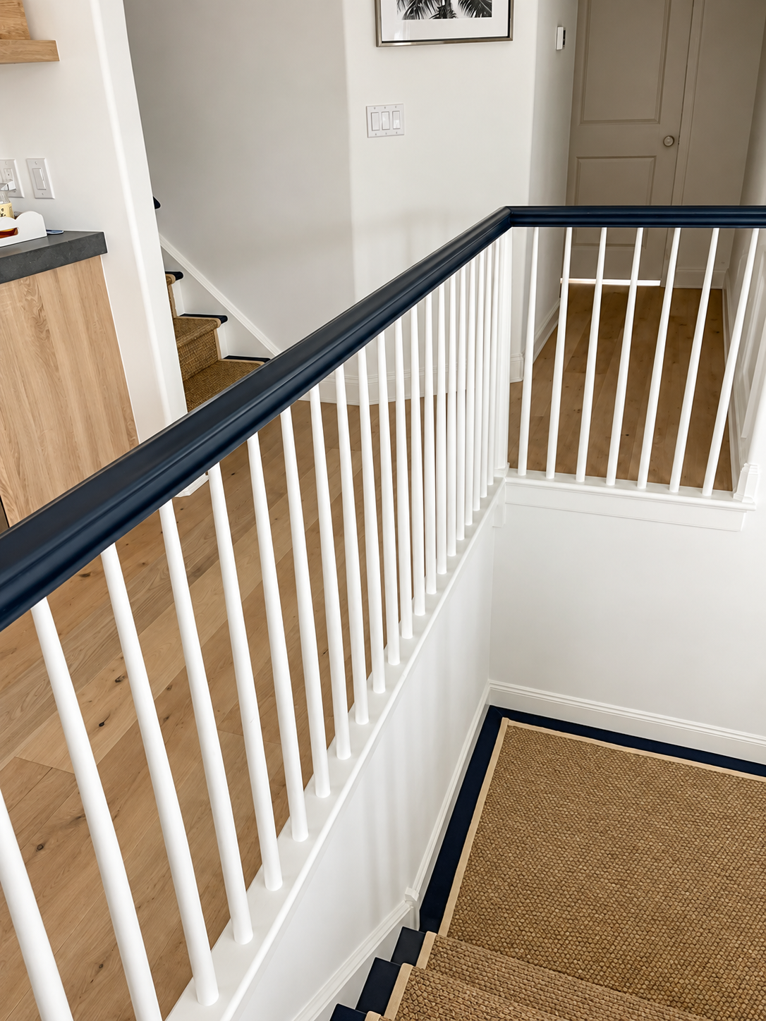 Renovated staircase landing, Avalon NJ