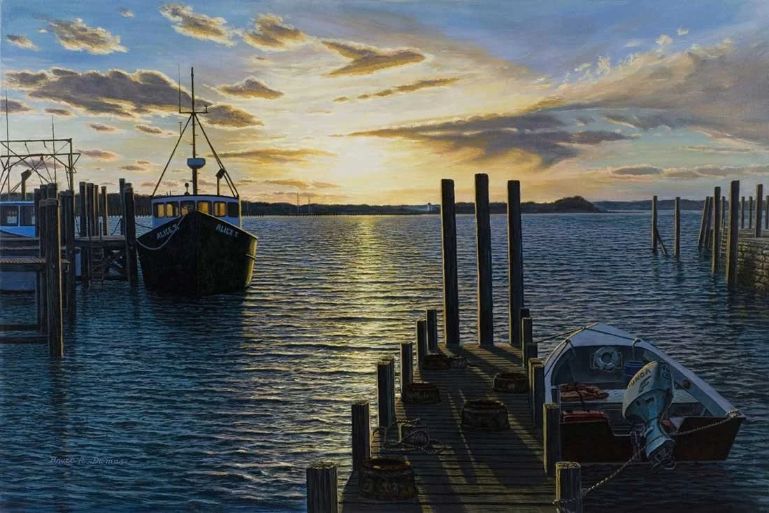 "Westport Harbor - Mass." 24" x 36" - Sold