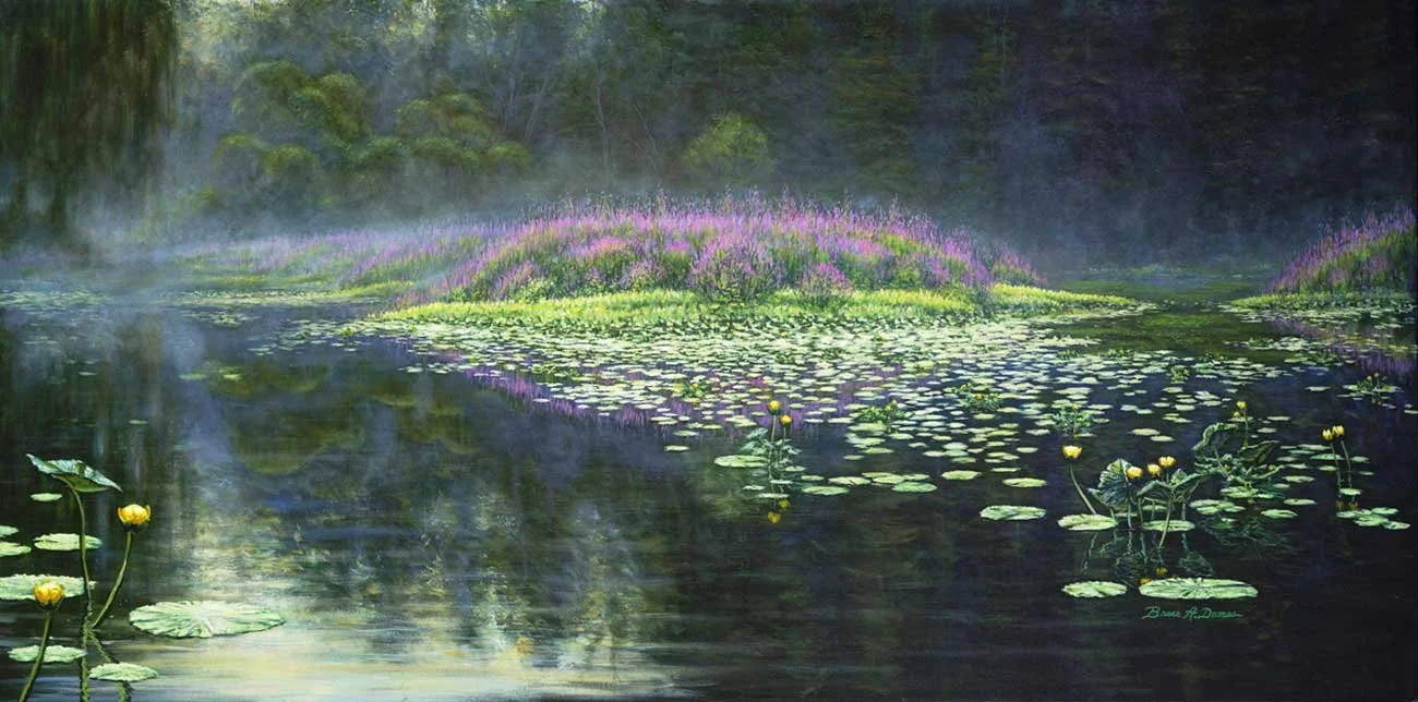 "Pecks Mill Pond" 24" x 48" - Sold