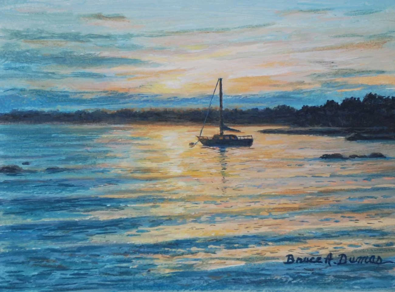 "Branford Memories"  6" x 8" - Sold