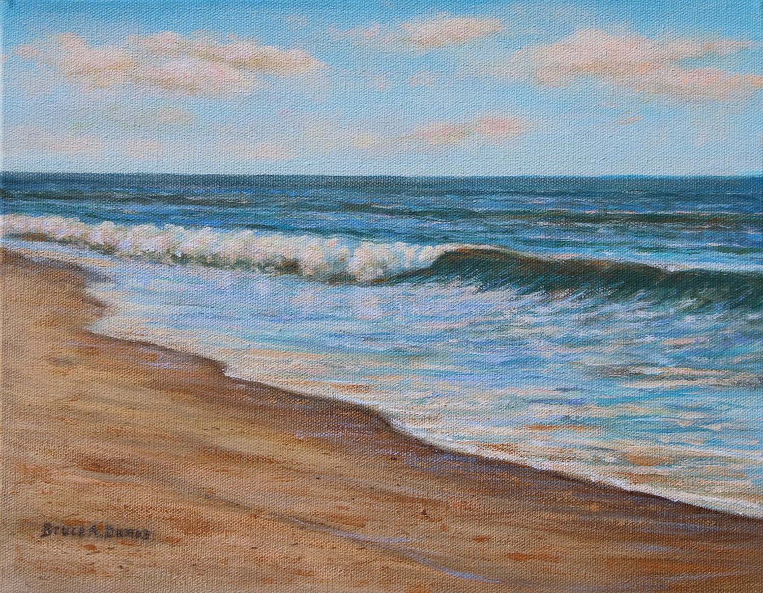 "East Beach" 11" x 14" - Painting Is Available