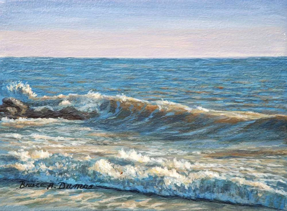 "Catch The Wave" 6" x 8" - Sold