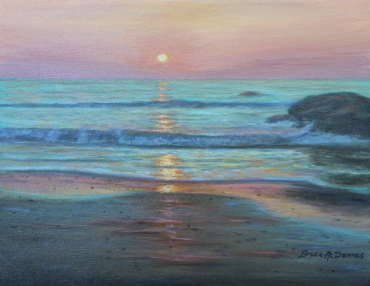 "Peaceful Coast" 11" x 14" - Painting Is Available